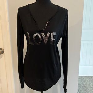 Zadig & Voltaire LOVE jeweled tee